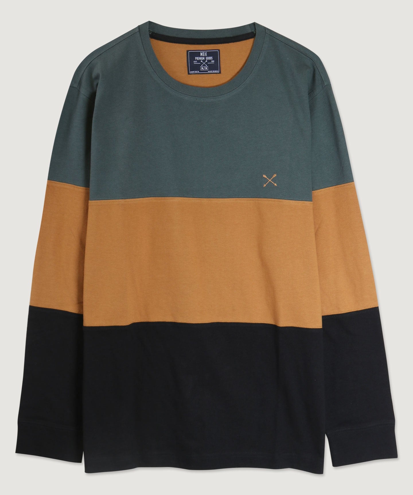 Khaki Tiered Long Sleeve
